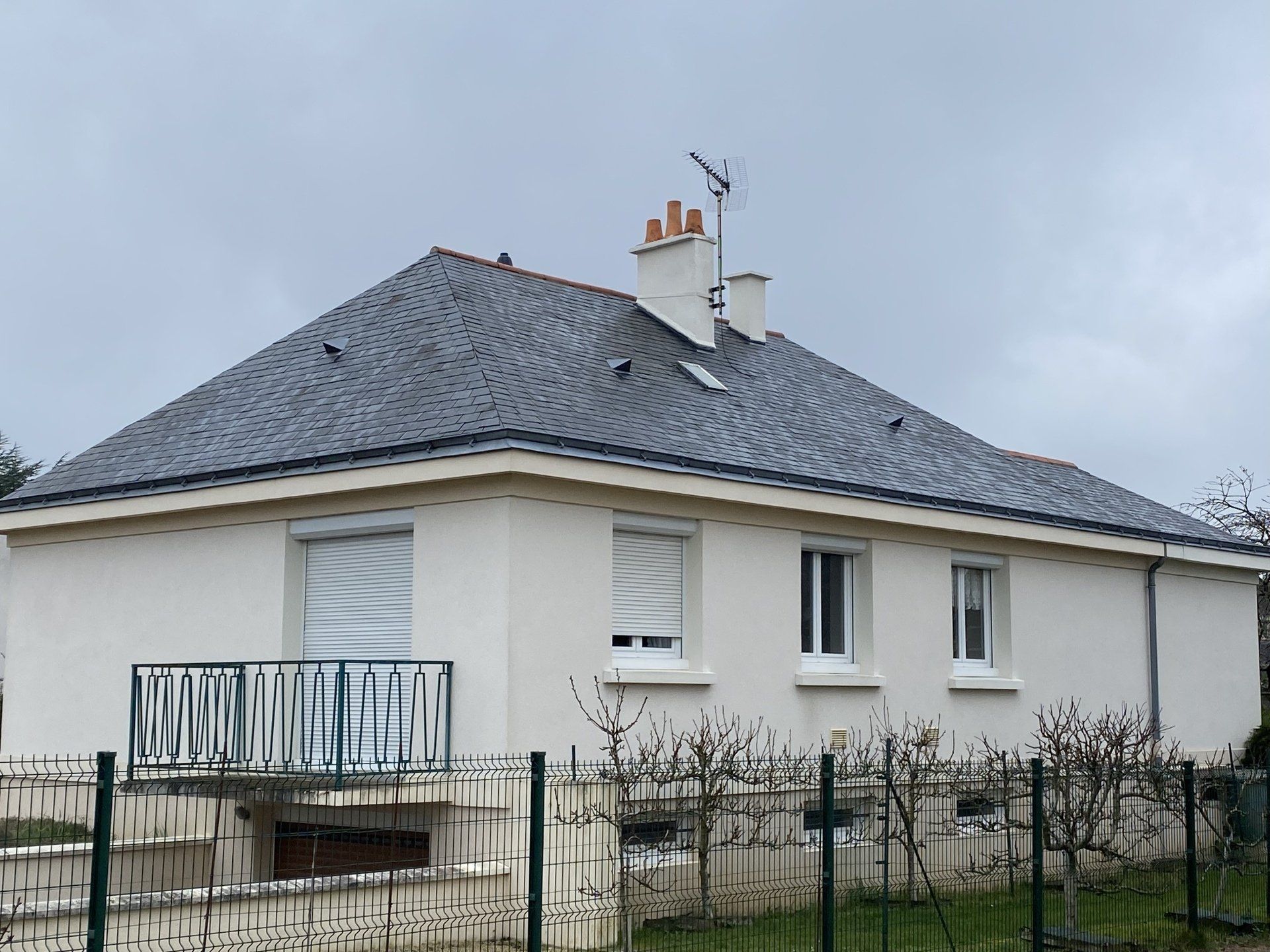 Après entretien de toiture