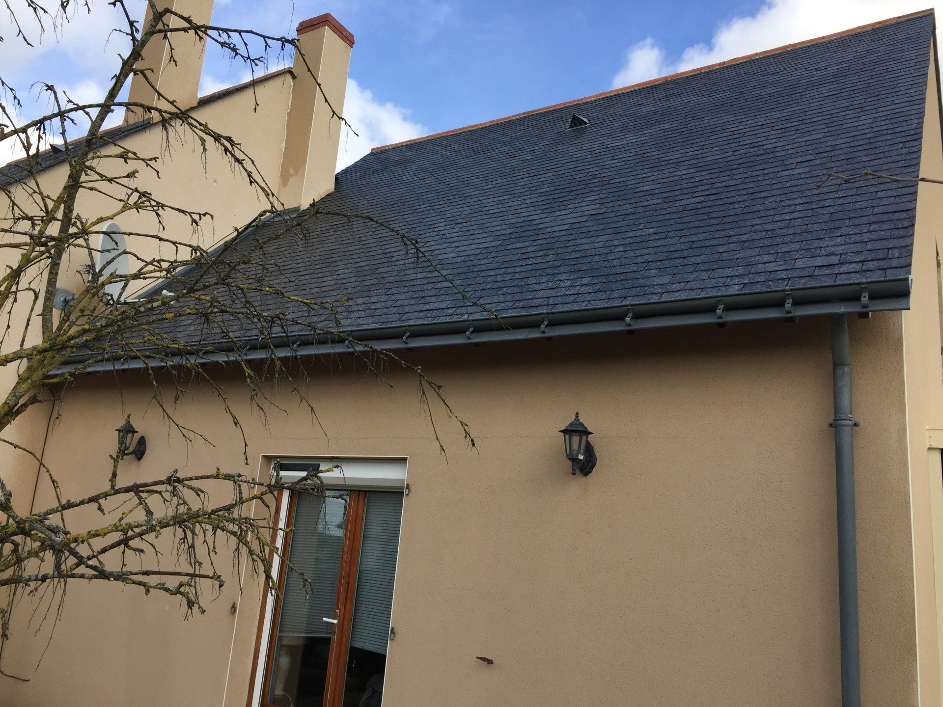 Après décapage de façade