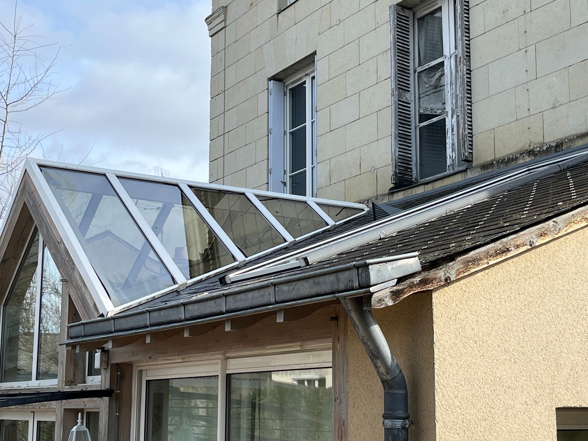 Après façade maison blanche en façade beige