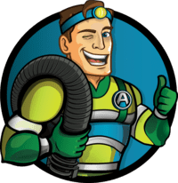 La mascotte Assainiss Man.