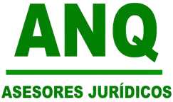 Un logotipo verde y blanco para los asesores legales de Anq.