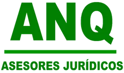 Un logotipo verde y blanco para los asesores legales de Anq.