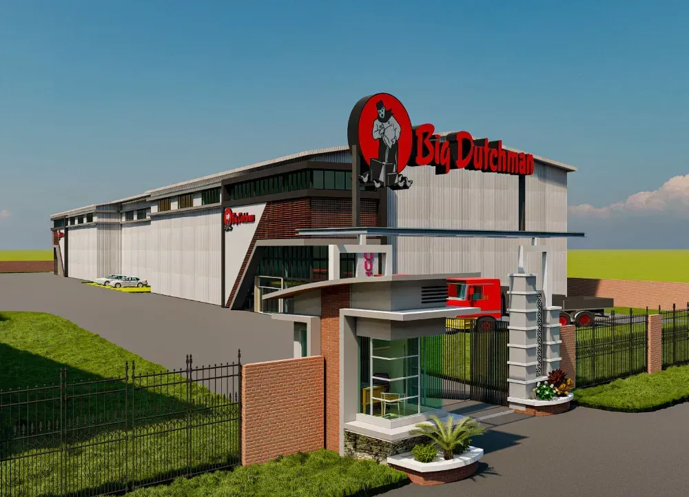 An artist 's impression of a big dutchman restaurant