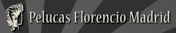 A black and white logo for pelucas florencia madrid