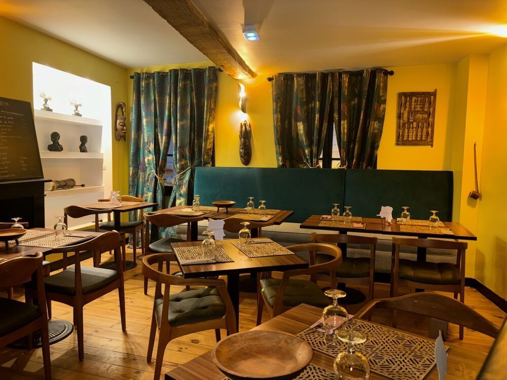 L'intérieur du restaurant.