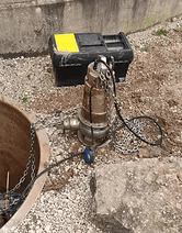 Pompage de petits ouvrages.