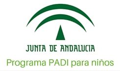 The logo for junta de andalucia programa padi para niños