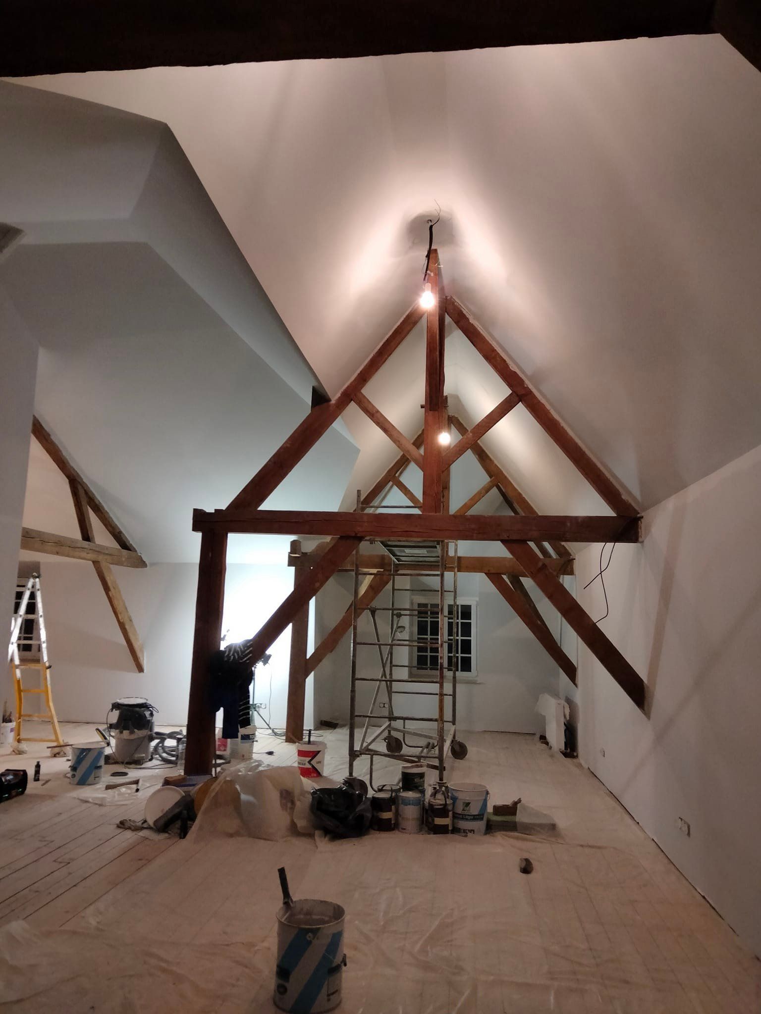 Mise en place de placo dans vos combles