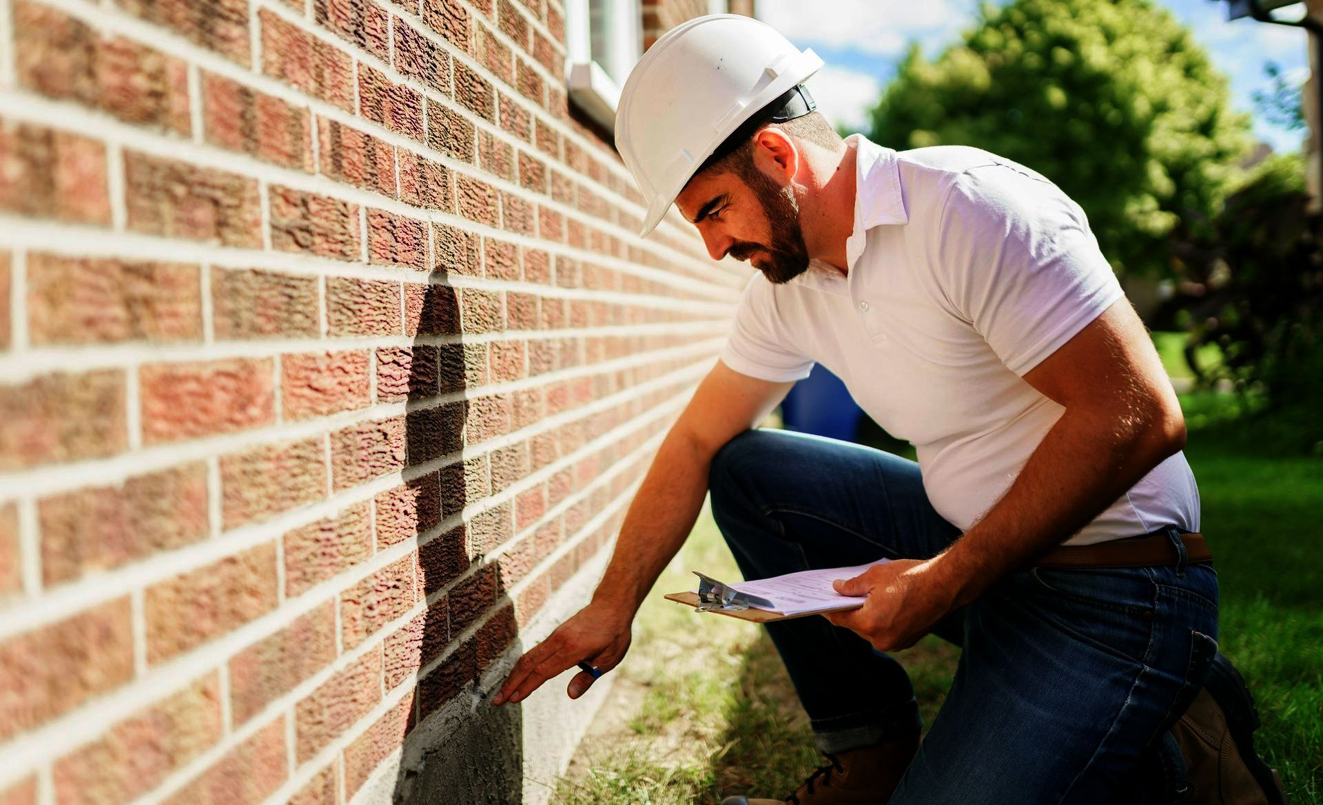 Un professionnel regarde un mur 