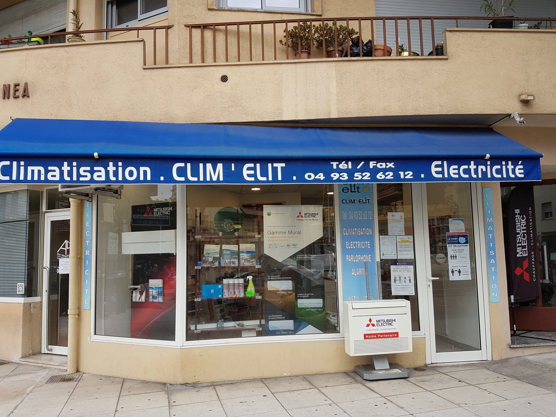 Façade de l'entreprise Clim'Elit