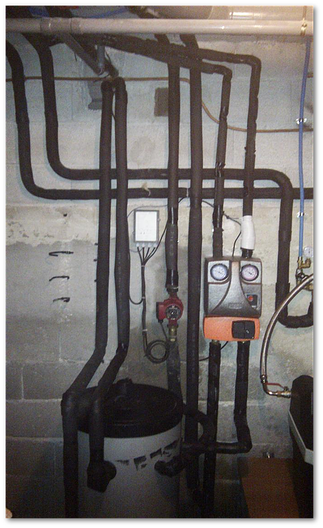 Ancien système de chauffage