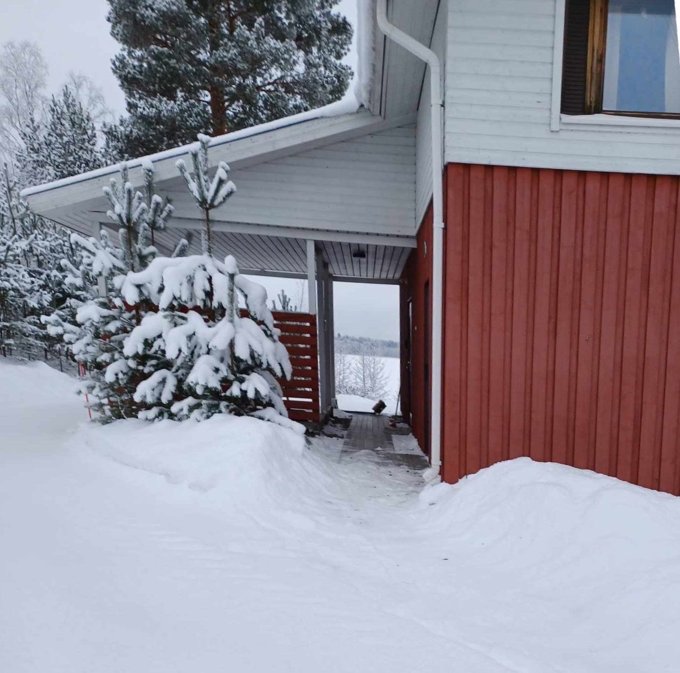 Talvinäkymä Pitkäniemi III:sta