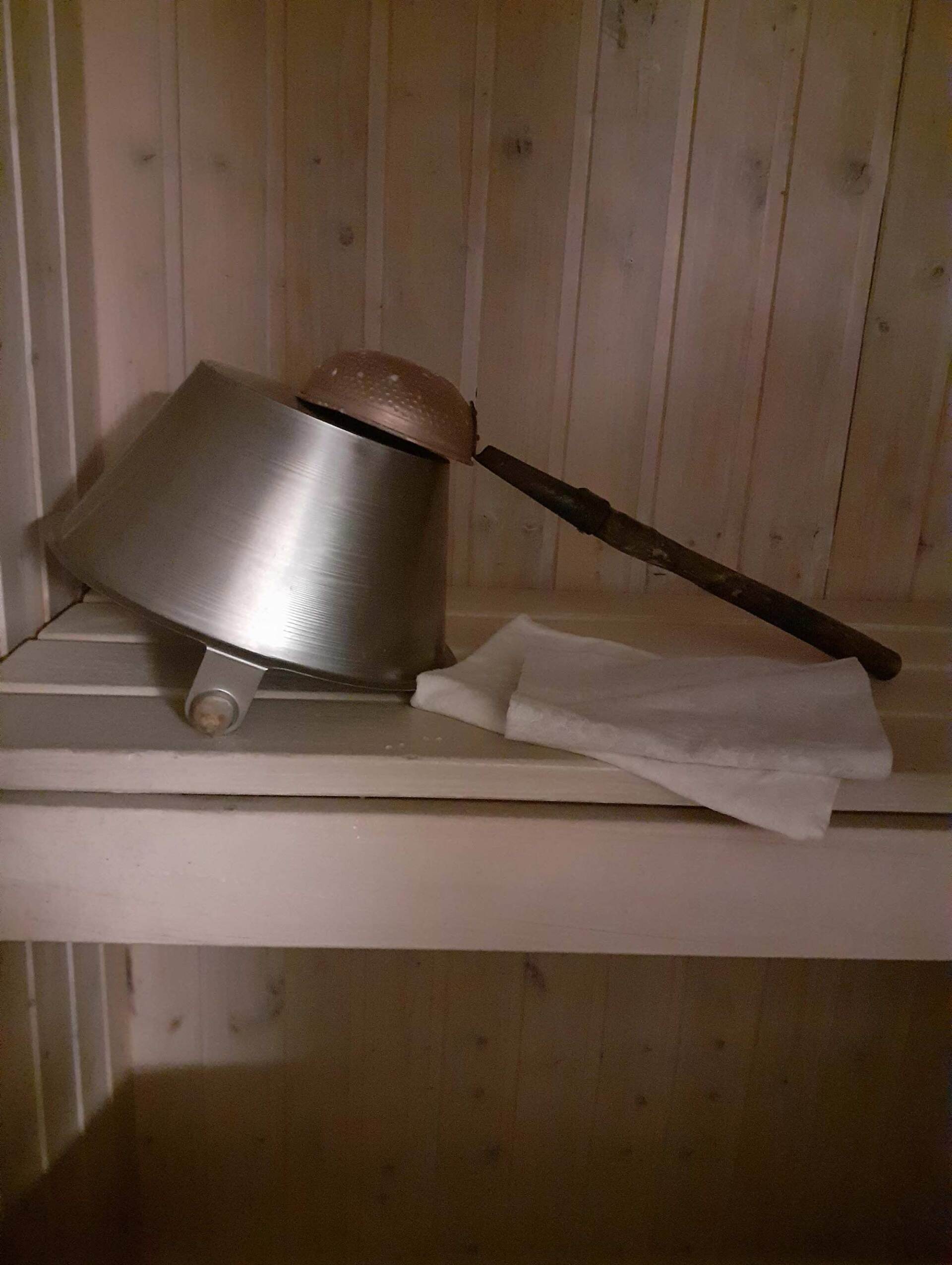 Jokaisessa huoneistossa on sauna ja pesuhuone