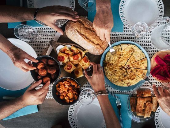 Au Duplex - travail associatif - repas partagé