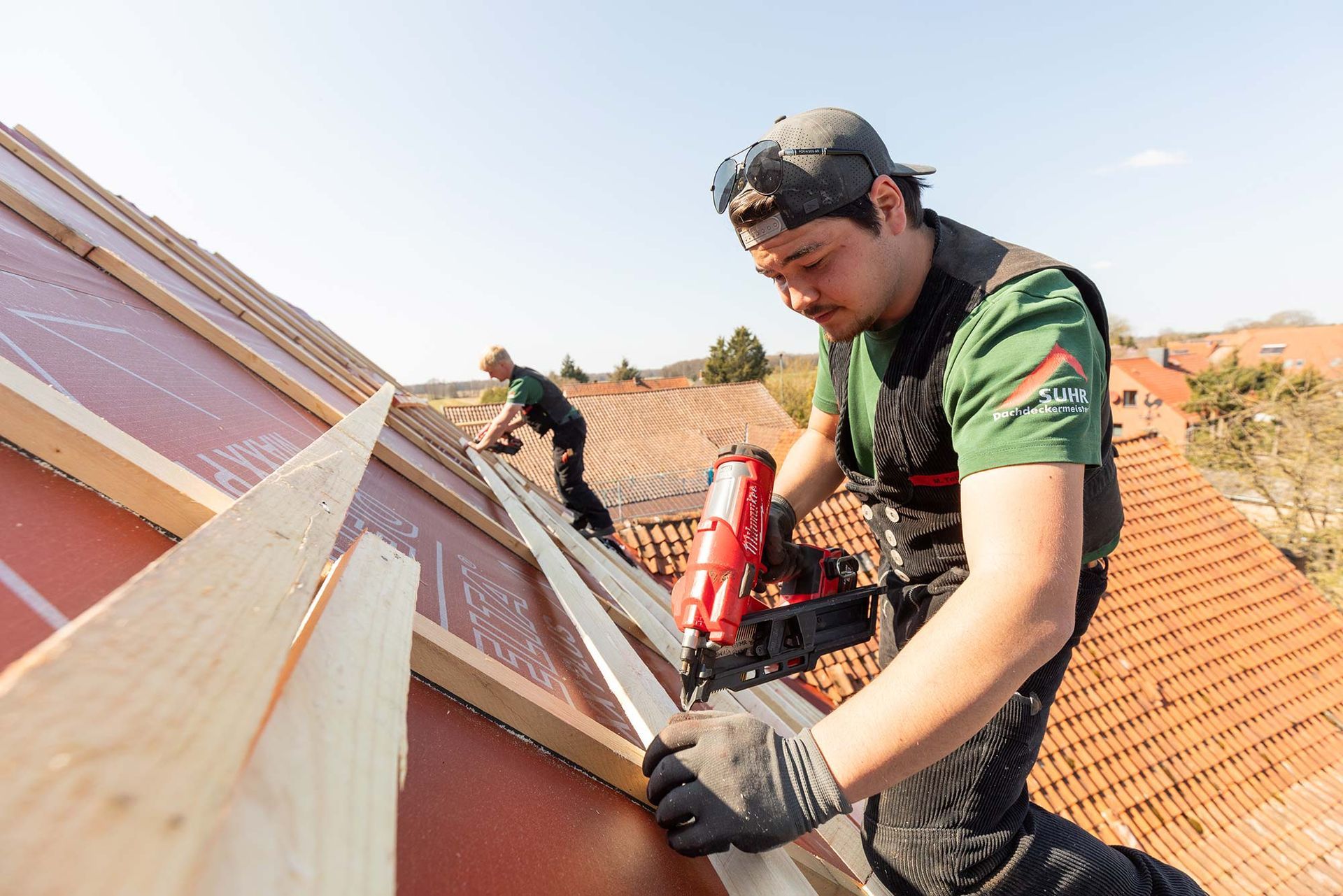 Arbeiter bei der Arbeit