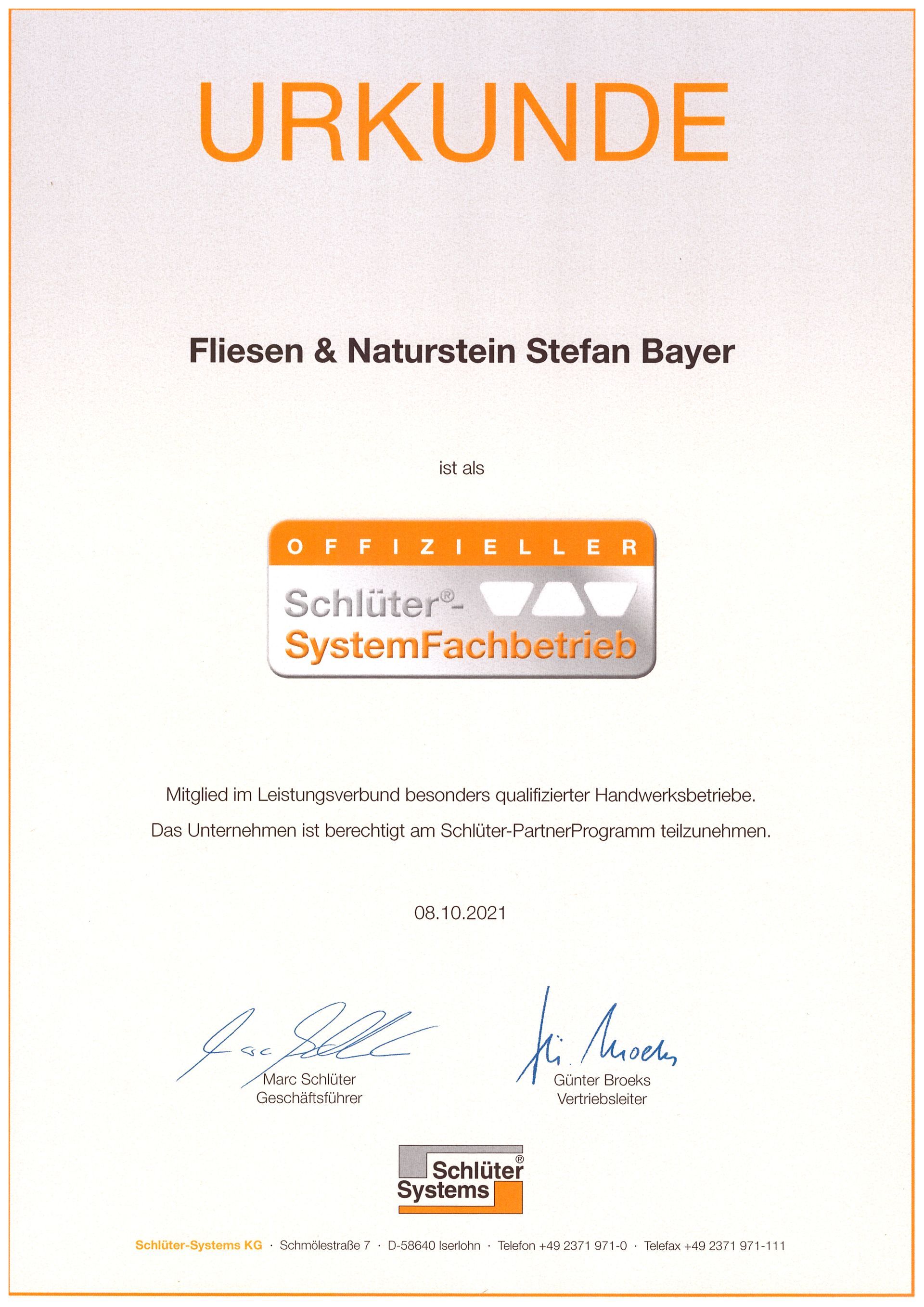 Eine Urkunde mit dem Namen Urkunde darauf