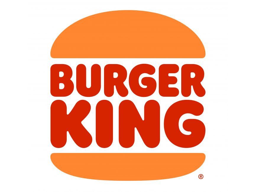 Ein Burger King-Logo auf weißem Hintergrund