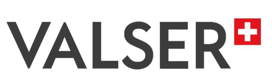 Das Valser Service Logo steht auf weissem Grund.