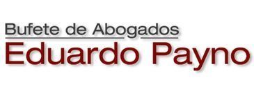 A logo for bufete de abogados eduardo payno