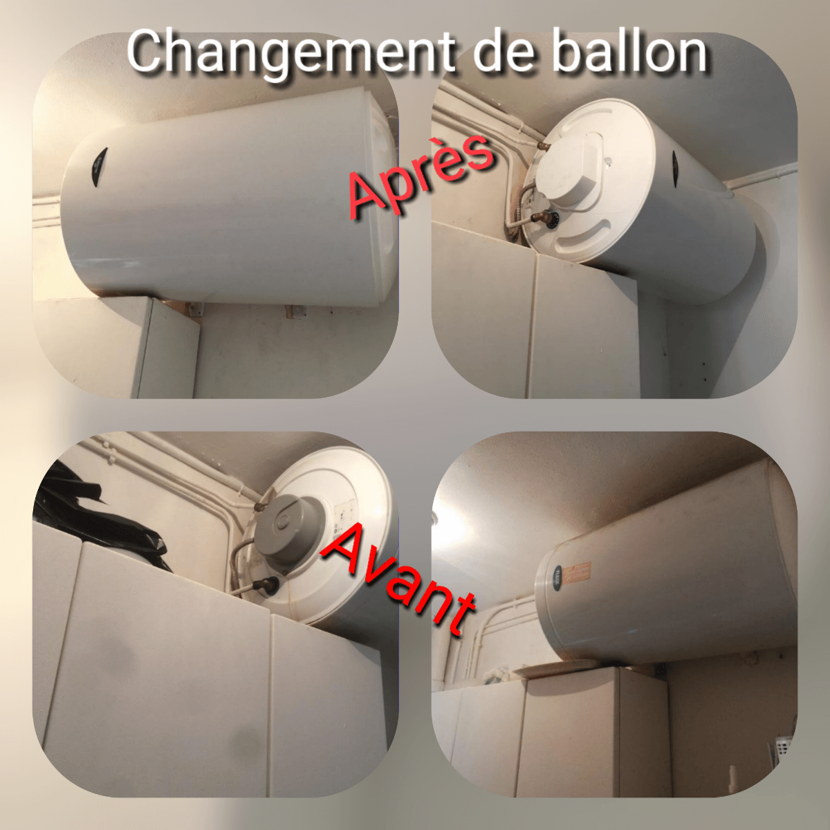 Changement de ballon