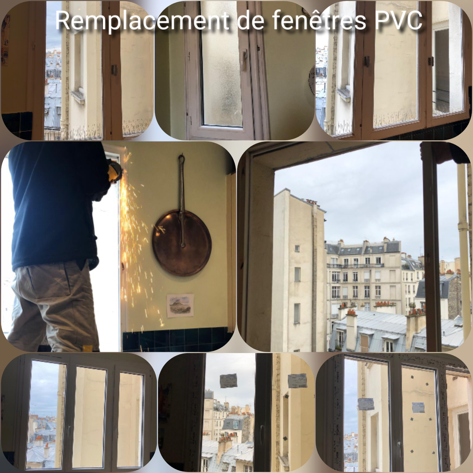 Remplaement fenêtre PVC