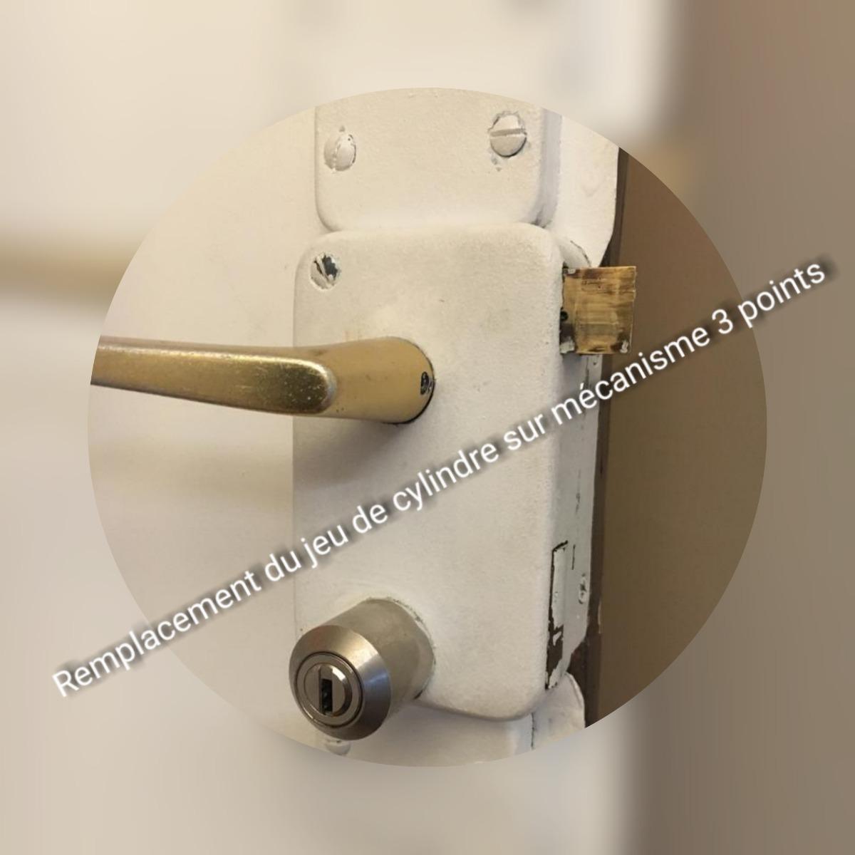 Remplacement du jeu de cylindre sur mécanisme 3 points