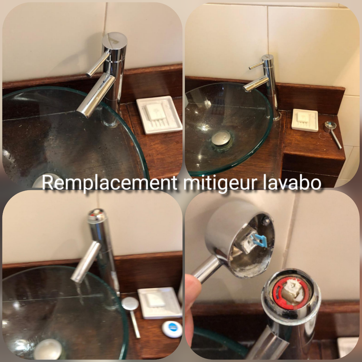 Remplacement mitigeur évier