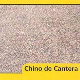 Un primer plano de una alfombra con la palabra chino de cantera.