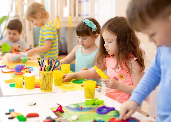 Kinder im Kindergarten