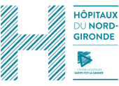 Logo horizontal des Hôpitaux du Nord Gironde