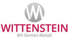 A logo for wittenstein wir formen metall