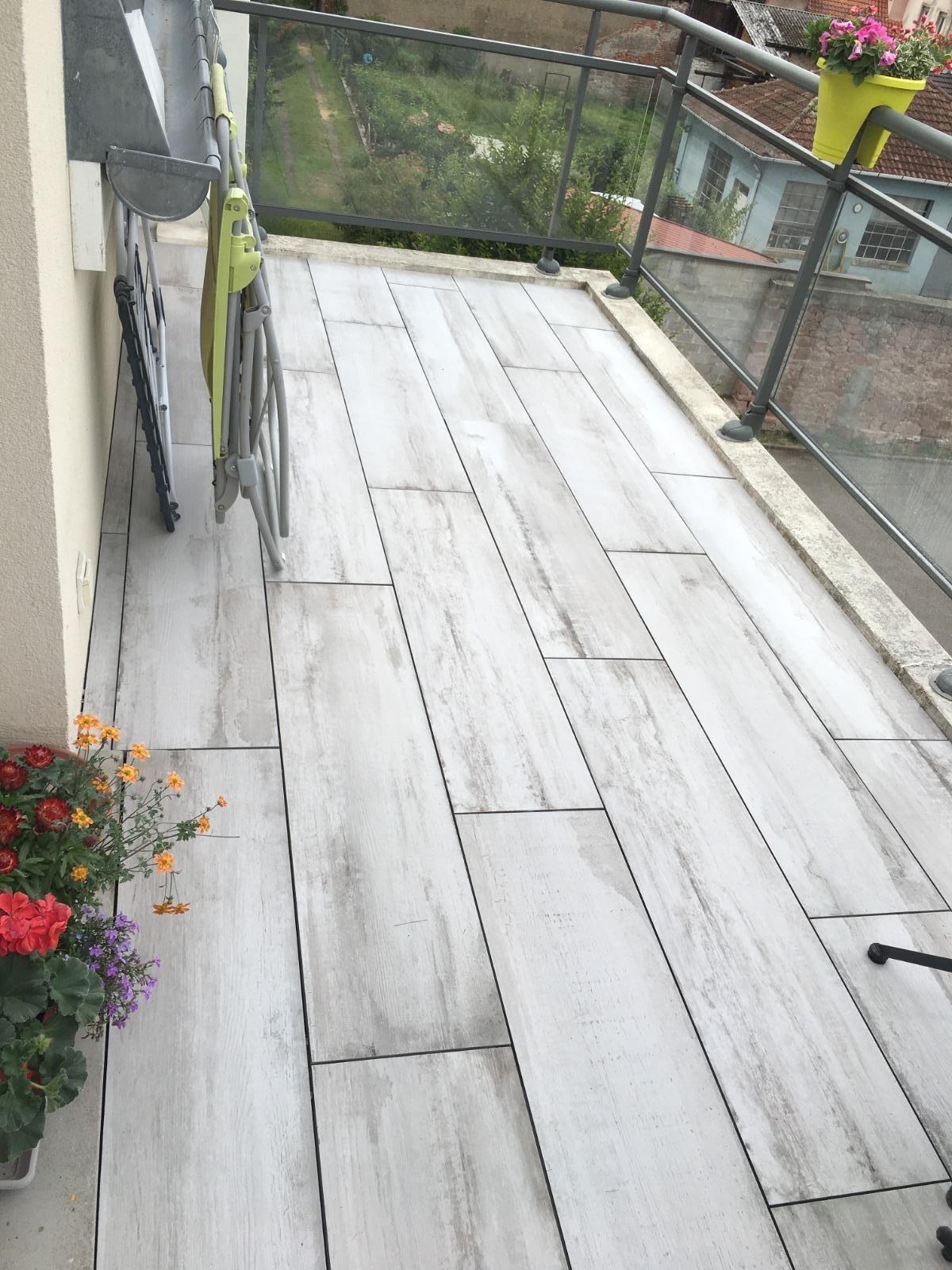 Pose de dallage pour terrasse