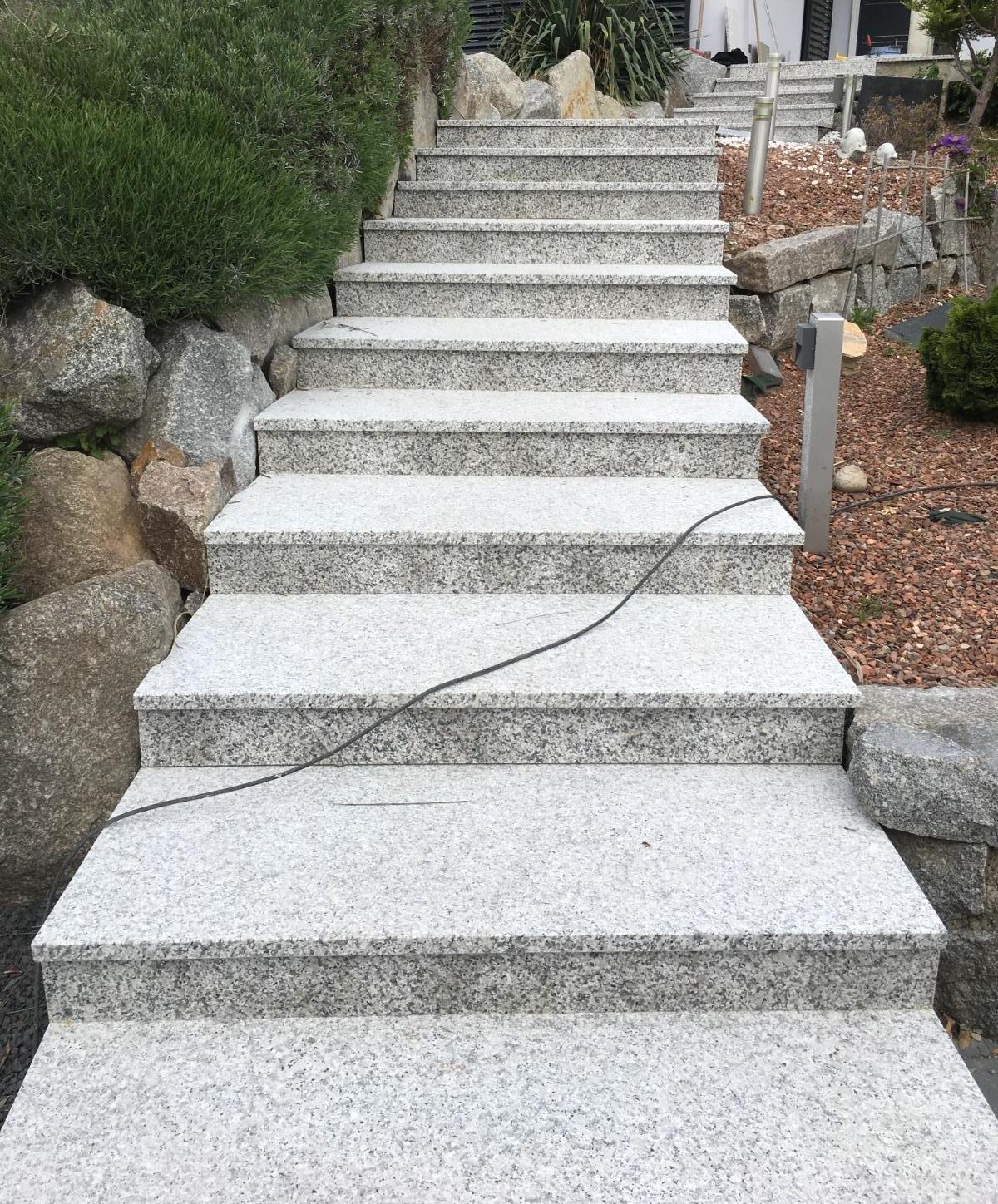 Dallage sur les marches