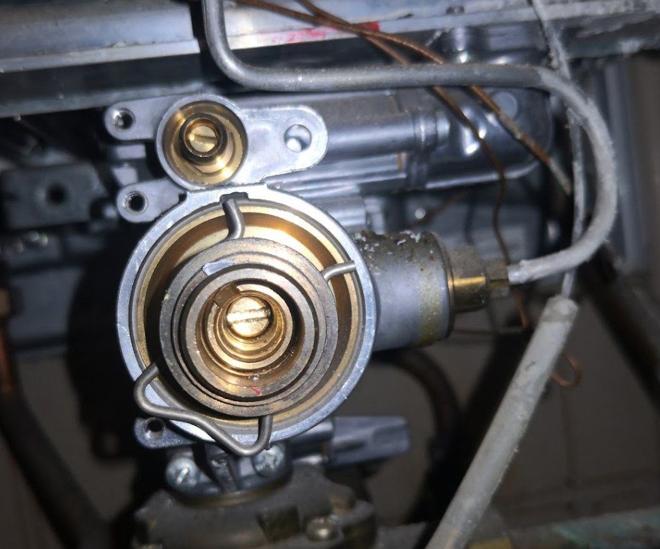 Pièces métalliques d'une chaudière