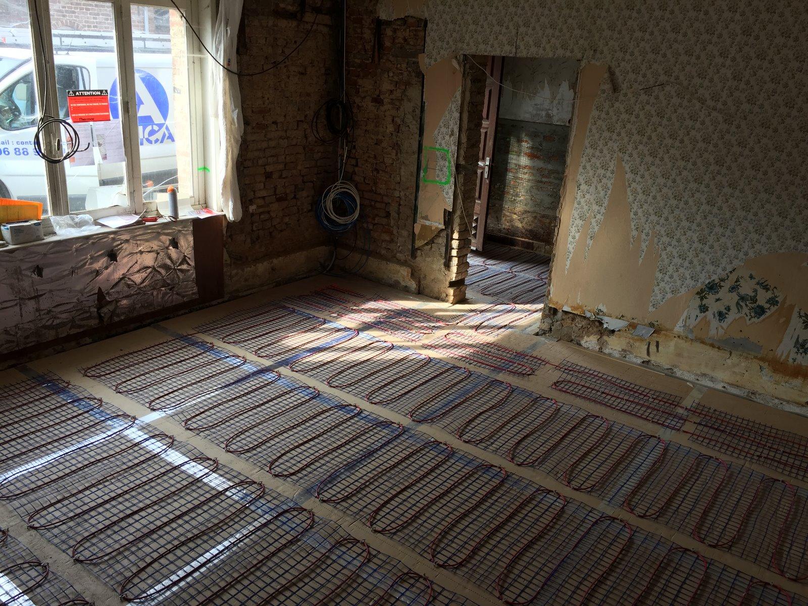 Installation éléctrique sol 1