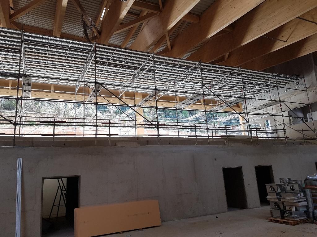 Echafaudage intérieur