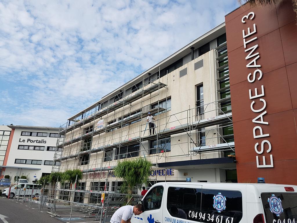 Echafaudage région toulonnaise