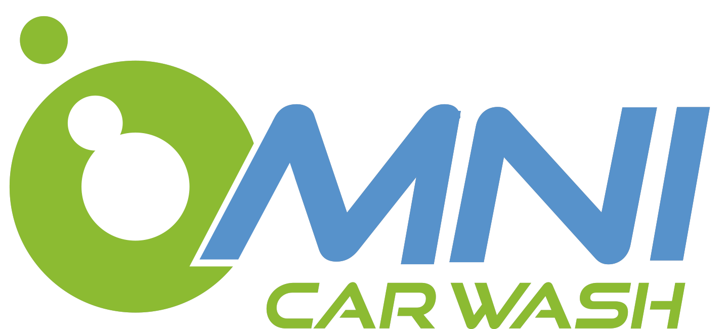 Logotipo para Omni Car Wash, que presenta 