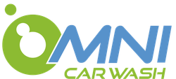 Logotipo para Omni Car Wash, que presenta 