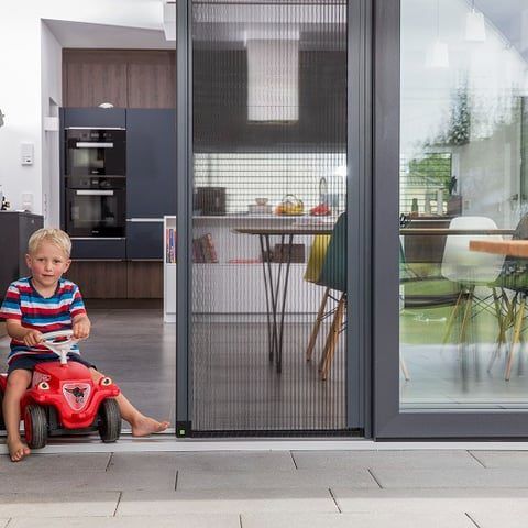 Insektenschutztüre Garten, Terrassentüre mit Insektenschutz