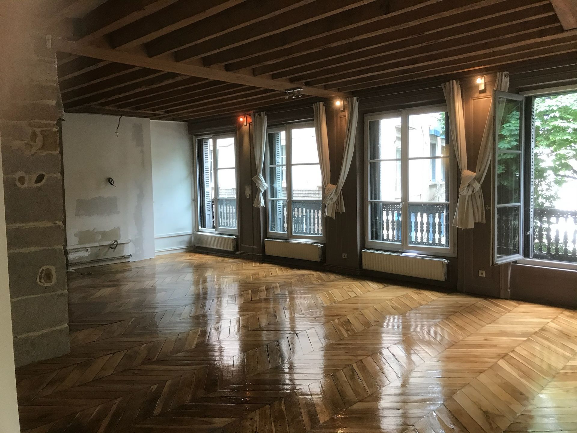 Restauration d'un parquet ancien