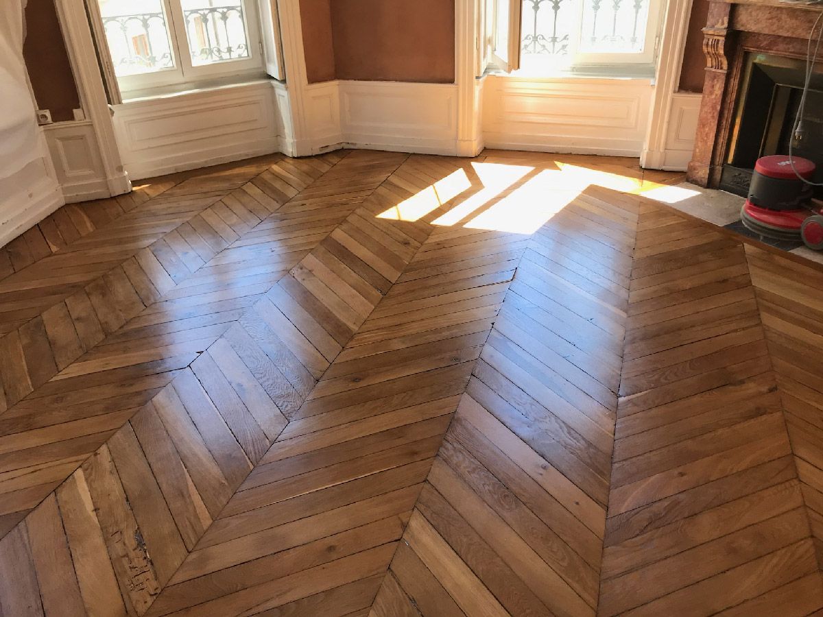 Parquet entièrement vitrifié