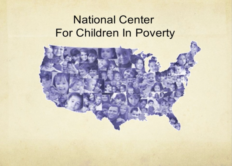 A poster for the national center for children in poverty