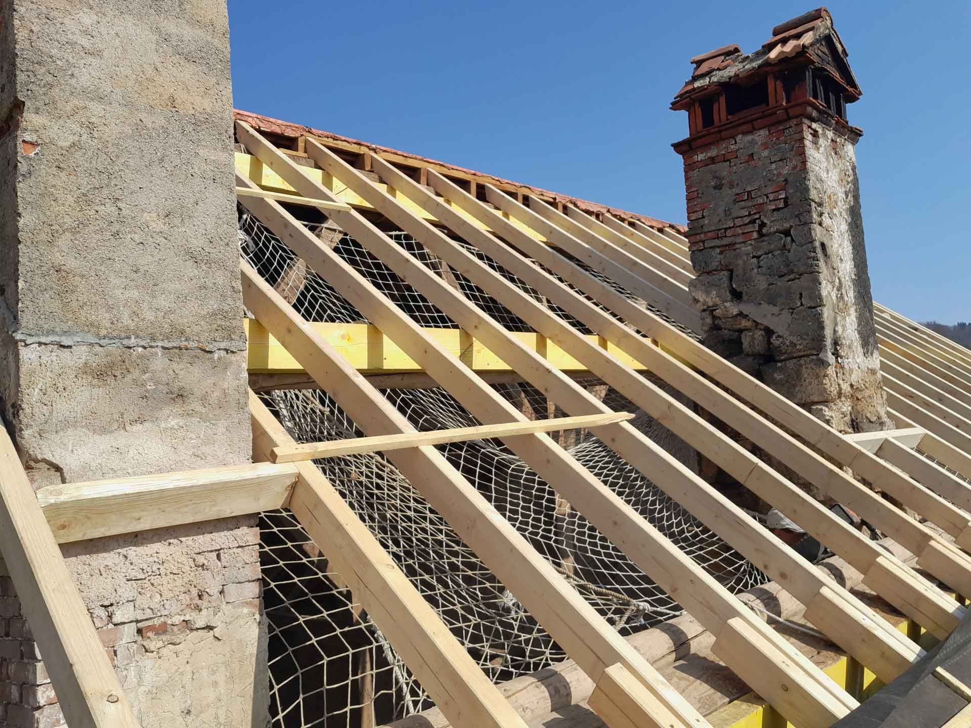 Rénovation de charpente extérieur