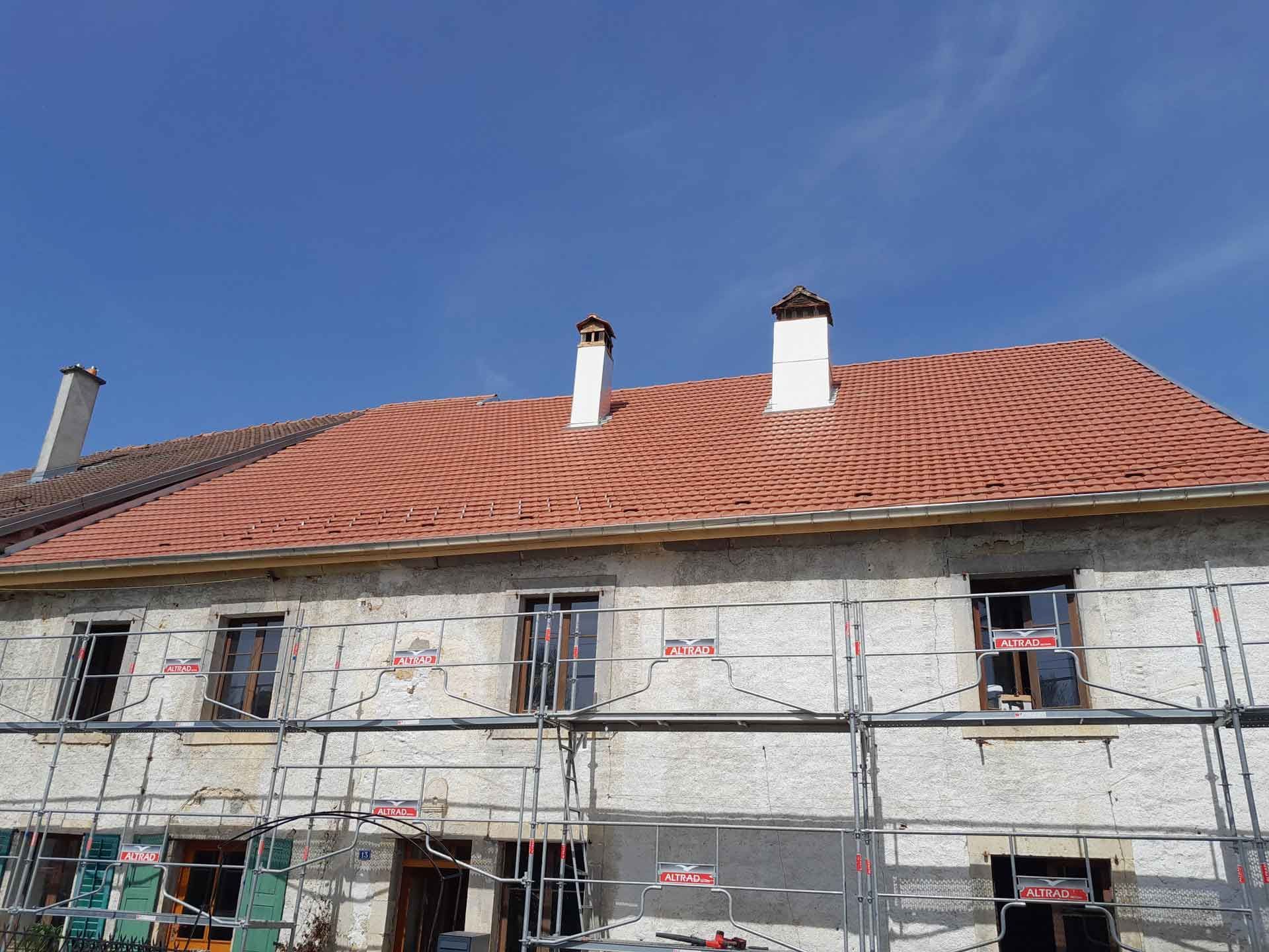 Une toiture rénovée