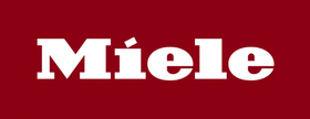 Das Miele-Logo steht auf rotem Grund.