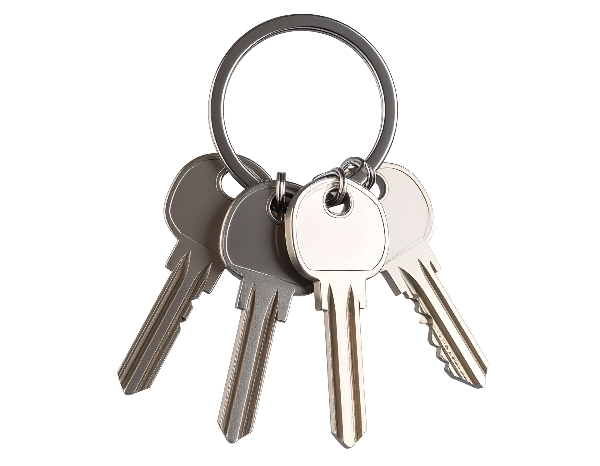 Un trousseau de clefs.