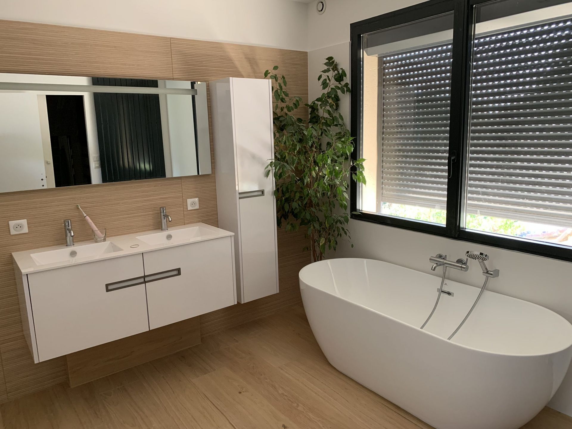 Pose mobilier salle de bains