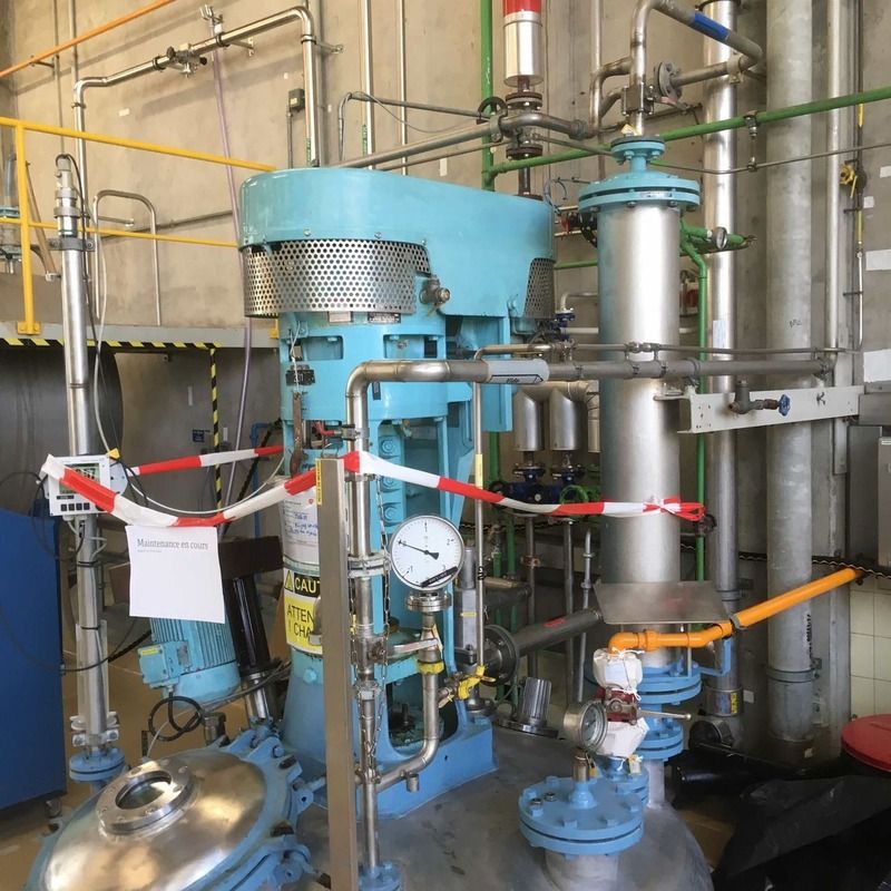 révision d'un réacteur industriel