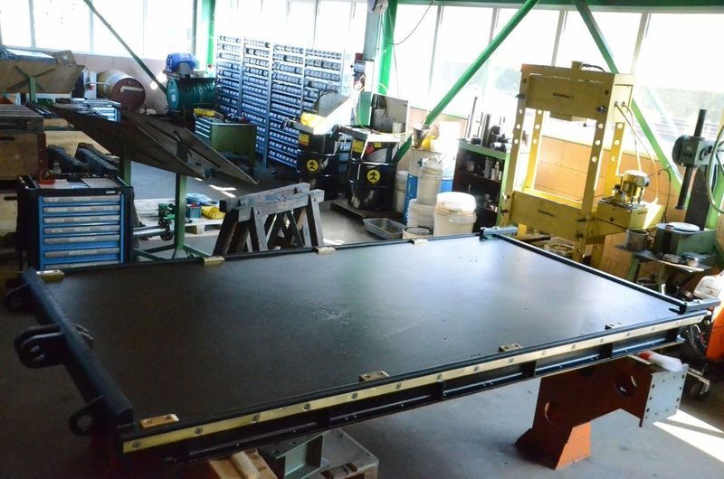 tablier de vanne en atelier